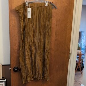 Eileen Fisher crushed Silk Skirt XL/TG